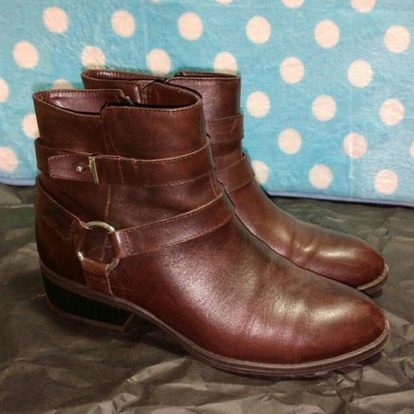 Ralph Lauren shoes heels size 7b brown margo - Picture 5 of 8